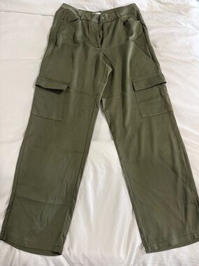 superdown Olive Green Straight-Leg Cargo Pants